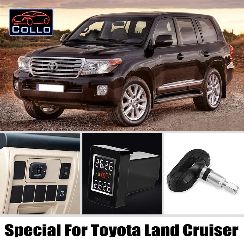 Система контроля давления в шинах для TOYOTA Land Cruiser 70 100 200 V8 Prado 90 120 150 Roraima/Система