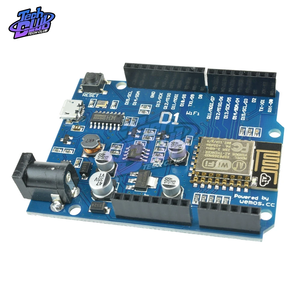 Плата разработки WeMos D1 CH340 CH340G Wi-Fi ESP8266 ESP-12 модуль для Arduino IDE R3 Micro USB ONE 3 В 5 в 1A |