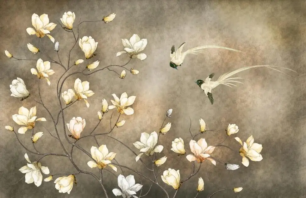 3D Настенные обои на заказ Европейский тюльпан цветок ТВ декор для стен |