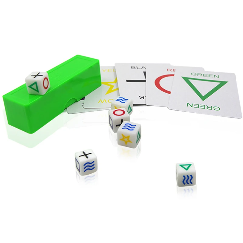 Прогноз Волшебные трюки с костями ESP Dice Card магические реквизиты уличное шоу