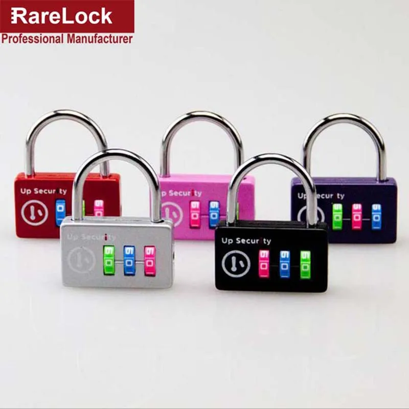 Rarelock кодовый замок с кодовым замком для багажа, сумка на молнии, рюкзак, сумка, чемодан, ящик, шкаф