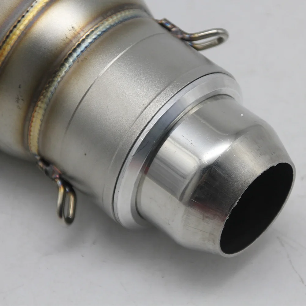 

Alconstar- 60mm Change to 51mm Motorcycle Exhaust Adapter Mild Steel Adapter Reducer Connector Pipe Tube for Kawasaki Z750 Z800
