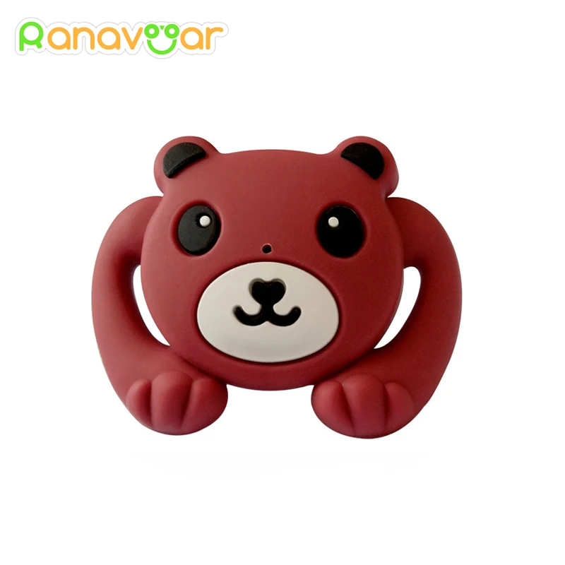 bear Силиконовая забавная соска, пустышка, пустышка, Детская пустышка, шутка, шутка, для малышей, Pacy, Ортодонтические соски, Прорезыватель для ухода за ребенком, соска - Цвет: bear