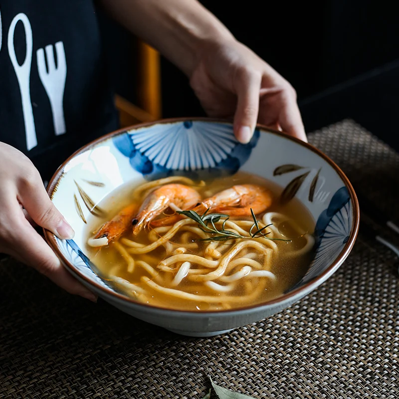 NIMITIME японский стиль миска для риса посуда большая чаша Ramen керамическая миска для супа большая обеденная миска для лапши