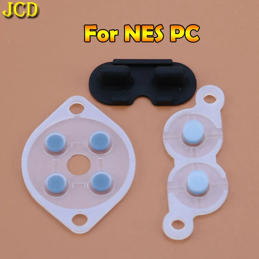 JCD 1 Набор для Nintendo wii/WiiU, панель/wii PRO для SNES SFC/NES PC консоли Проводящие резиновые силиконовые кнопки-подкладки - Цвет: For NES PC