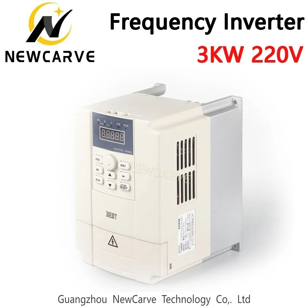 

Original BEST 3KW VFD Variable Frequency Inverter Driver 220V 380V Input 1ph Output 3ph For CNC Spindle Motor NEWCARVE