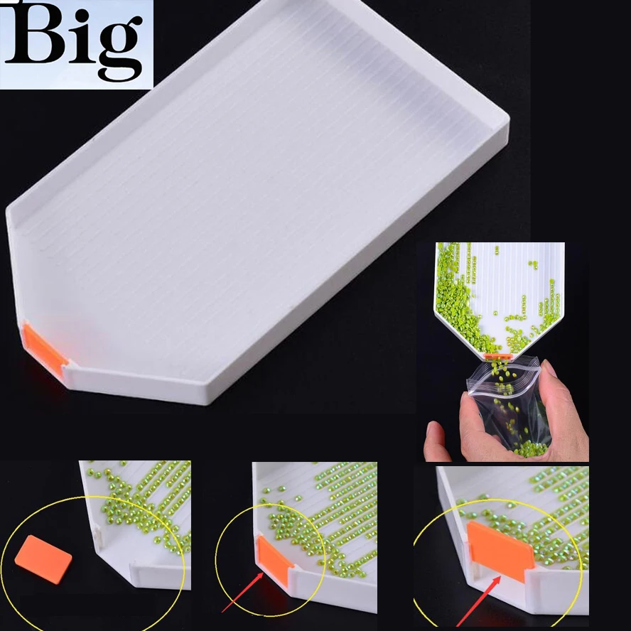 Алмазная живопись 3D сделай сам аксессуары для вышивки большая емкость Большая