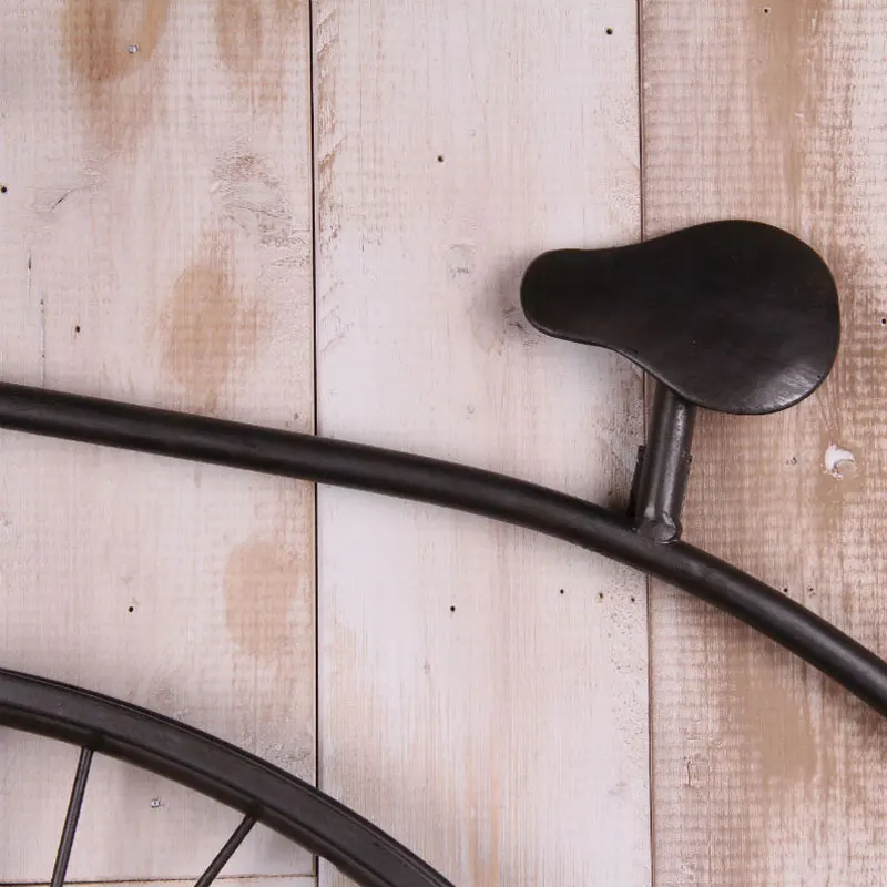 Винтажные американские загородные настенные часы кованые железные украшения