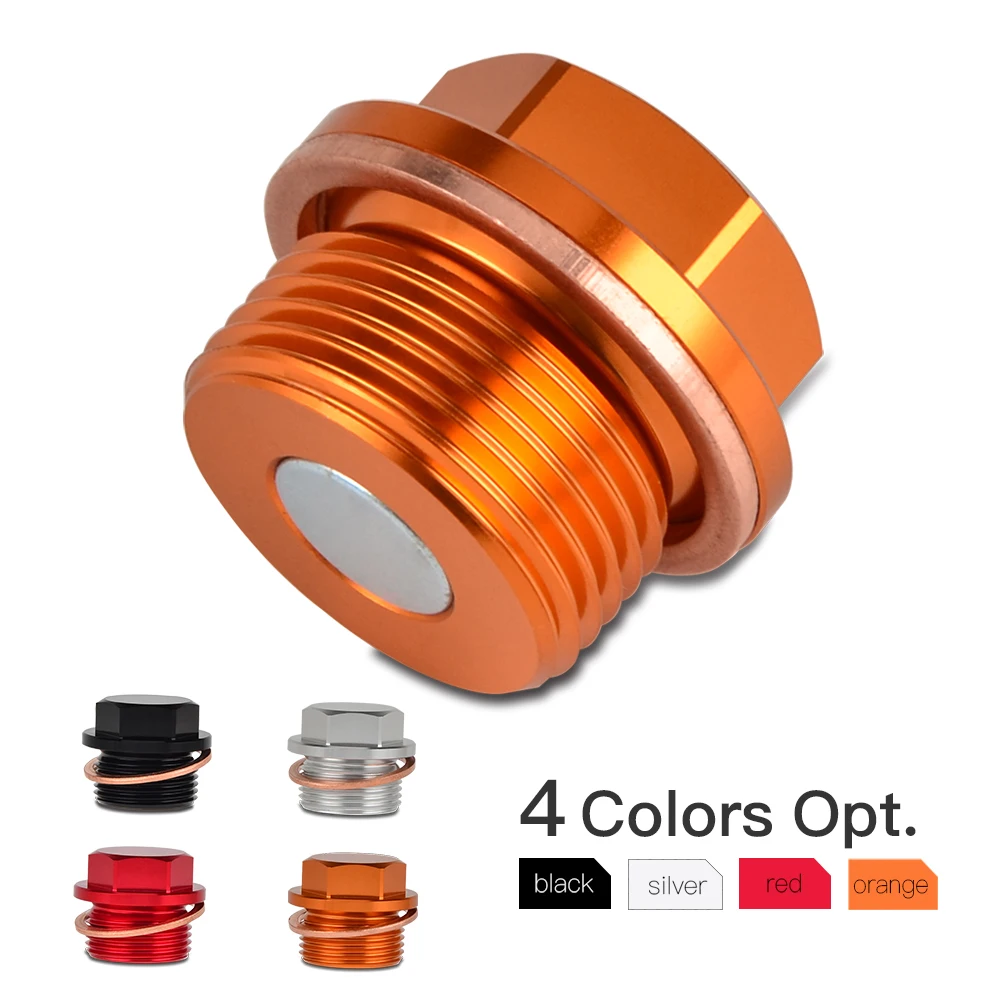 

Motorcycle Magnetic Oil Drain Plug Bolt For KTM 950 990 Super Duke Adventure Enduro Supermoto 2019 2018 2017 2016 2015 all years