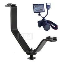 dslr camera flash stand hot shoe adapter microphone videl light tripod mount holder v metal photo studio accessories