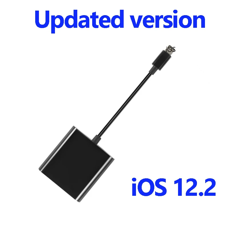 black Reilim OTG адаптер для Apple к USB камера ридер адаптер для lightning iOS 13 Соединительный комплект кабель синхронизации данных для IPhone 6 7 8 X - Цвет: black