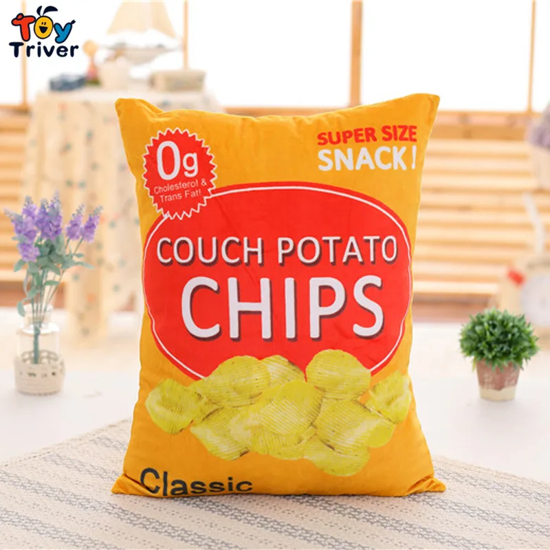 chips Поп Кукуруза Кола Чипсы Картофель фри закуска плюшевая игрушка плюшевая кукла подушка диванная подушка Бар Ресторан домашний декор ремесла подарок - Цвет: chips