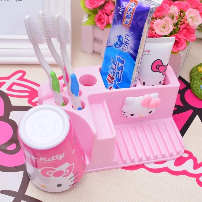 VKStory Life розовый hello kitty пластиковый стеллаж для хранения для ванной комнаты спальни канцелярские принадлежности косметика