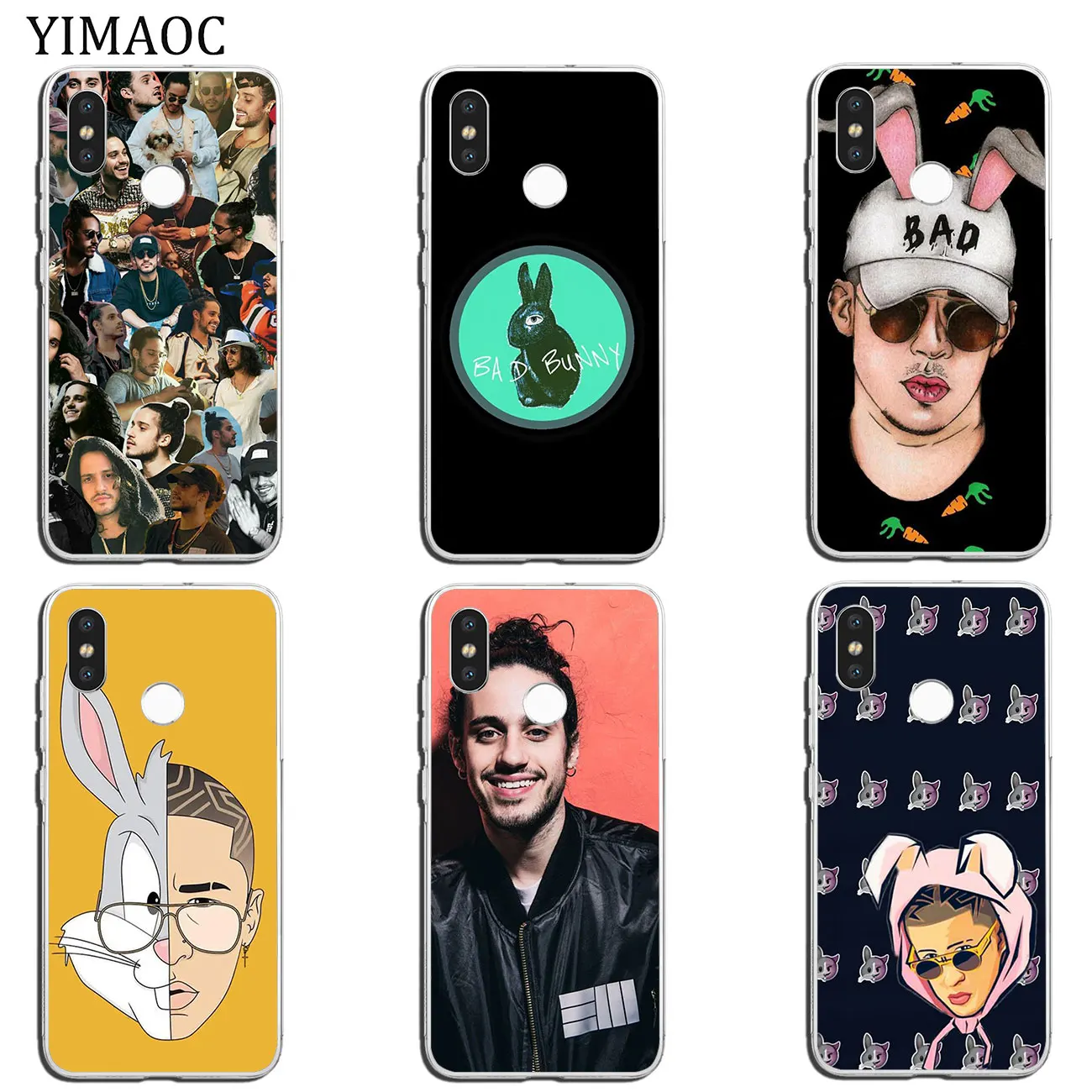 Мягкий силиконовый чехол YIMAOC Bad Bunny Russ diemon для Xiaomi MI Redmi 8A 7A 6A 5A 4X Note 8 7 6 Pro 5 Plus |