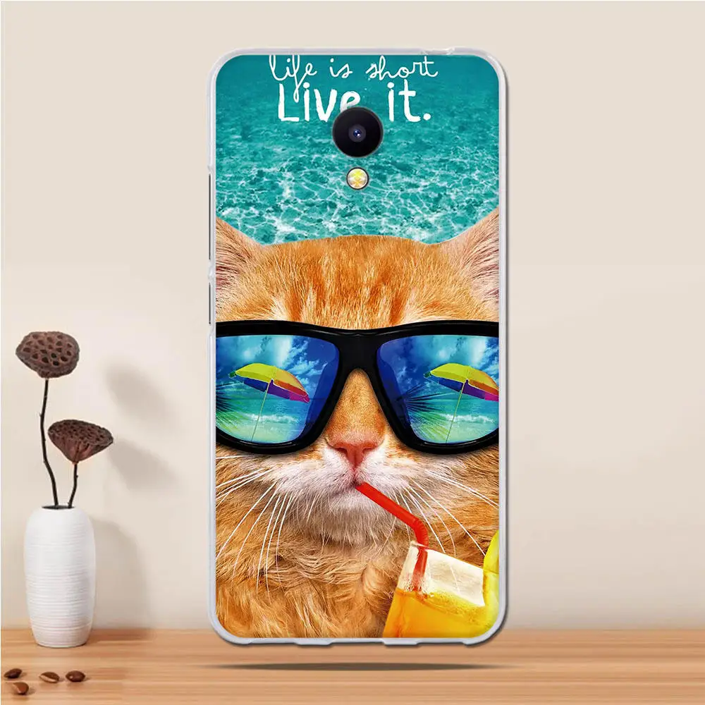 Case for Meizu M5c Cover TPU Silicone For A5 Charm Blue Coque Phone | Мобильные телефоны и аксессуары