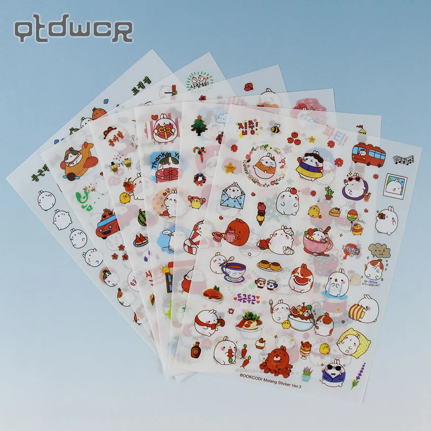 

6 шт./упаковка, наклейки для животных