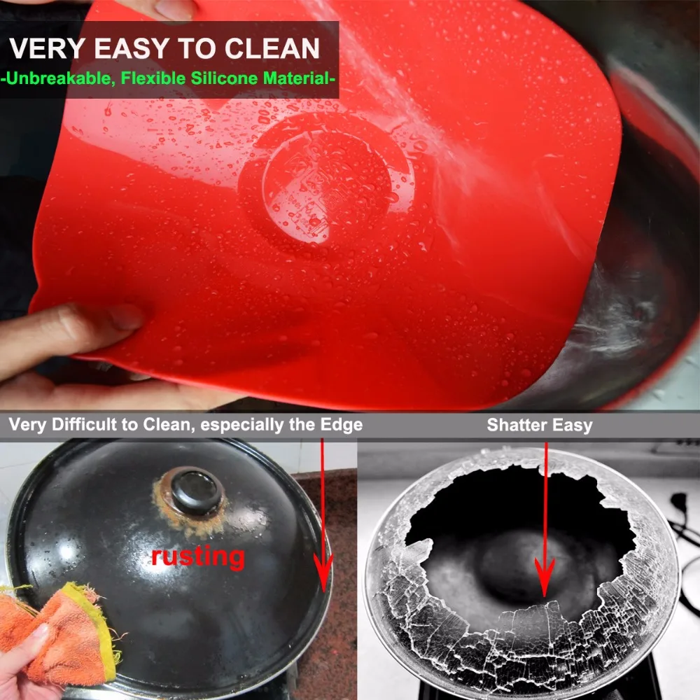 WALFOS как видно по телевизору 2017 набор из 5 силиконовых крышек крышка кастрюли