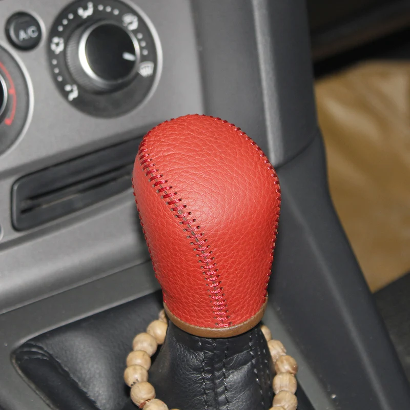 Кожаная ручка переключения передач LS AUTO Genine чехол для Ford Focus MT 2012 автомобильные