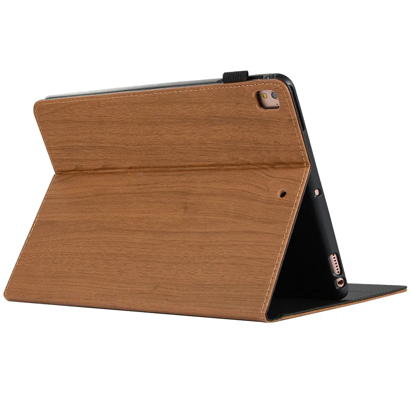 Чехол Fanshu с текстурой древесины для Apple iPad 2018 2017 Mini 4 7 9 дюйма откидная подставка