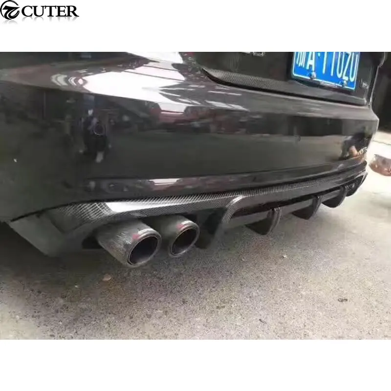 A6 RS6 комплект из углеродного волокна для кузова автомобиля задний диффузор