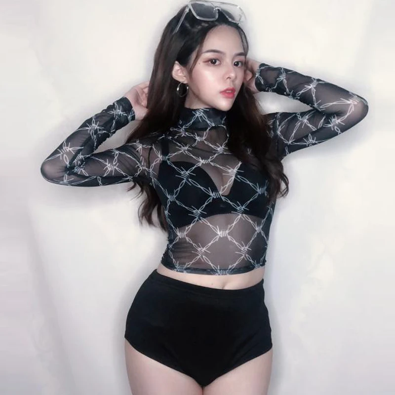 Джаз танец представление боди костюмы ночной клуб ГОГО певец полюс танцевальная