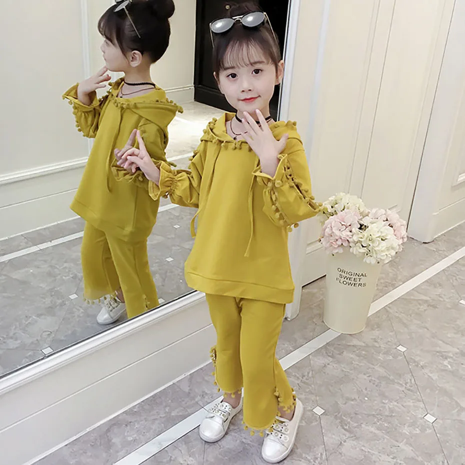 Комплект одежды для девочек весенний Детский костюм спортивные детские костюмы