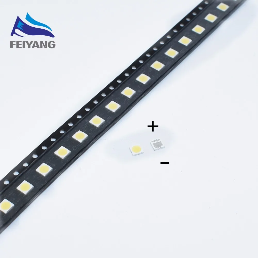 1000pcs SEOUL High Power LED Backlight 2W 3535 6V Cool white 135LM TV Application SBWVL2S0E | Электронные компоненты и