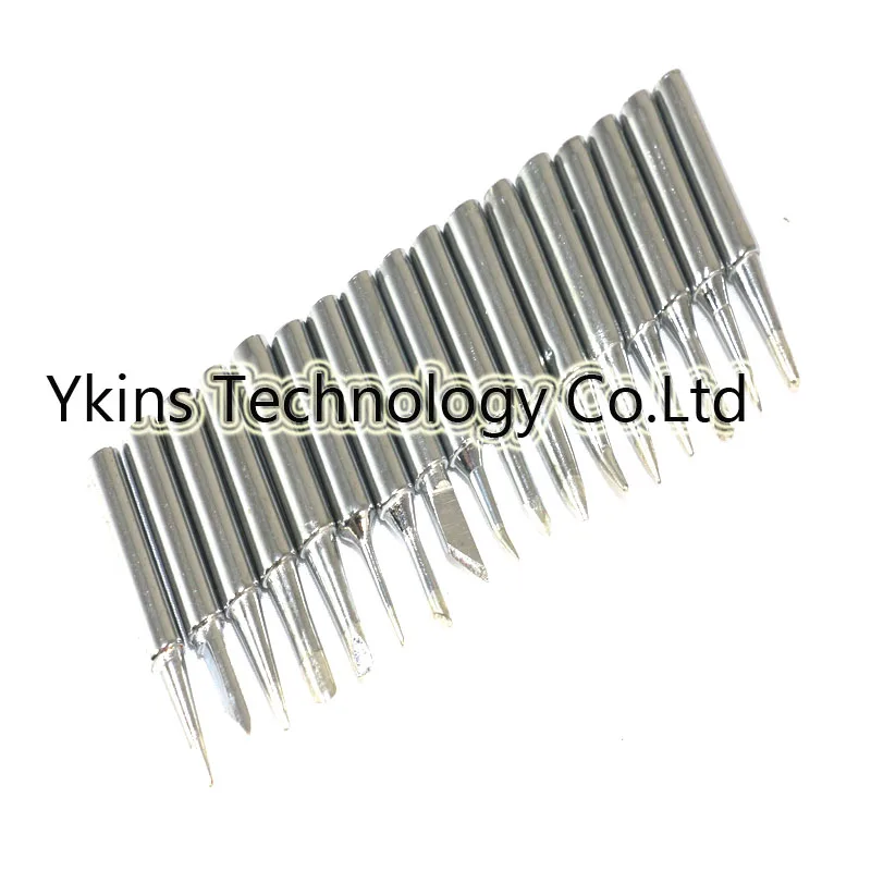 

Free shipping 17pcs/lots silver Solder tip Lead-free Solder tip Tool kit Diamagnetic DIY 900M-T shape FOR 936