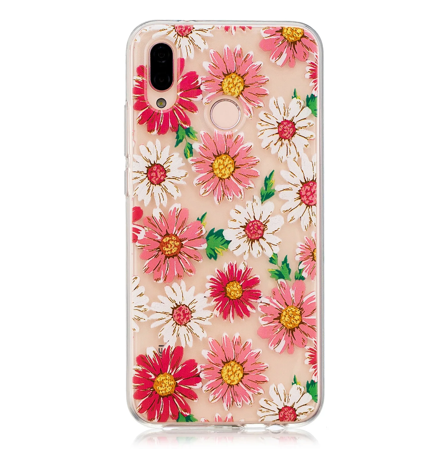 Чехол с цветочным рисунком фламинго для huawei p20 lite мягкий силиконовый чехол из ТПУ
