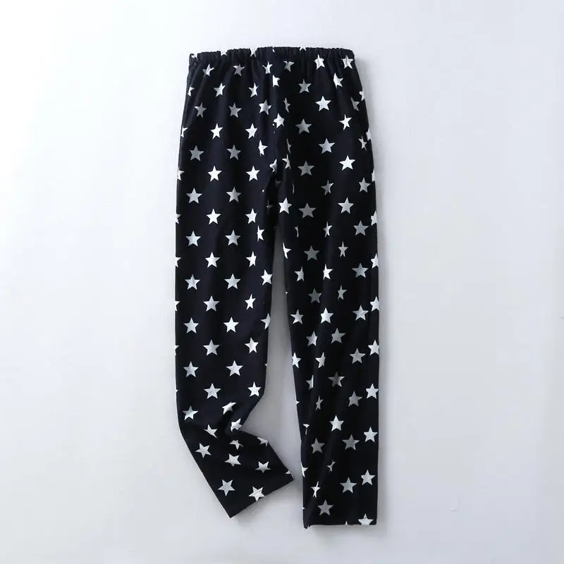 Модные мужские пижамы со звездами повседневные зимние пижамные комплекты из 100%