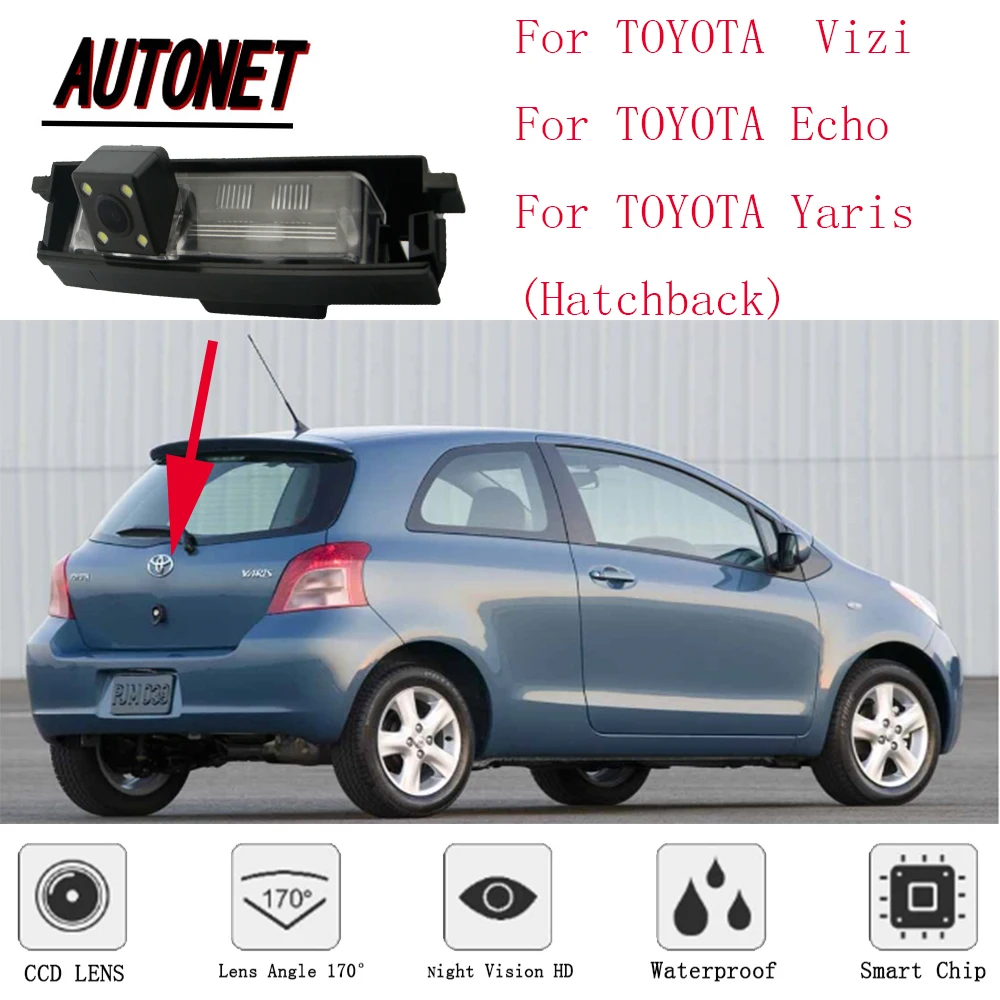 Автомобильная камера заднего вида для toyota Vizi Echo Yaris XP10 1998 ~ 2005 CCD/камера ночного