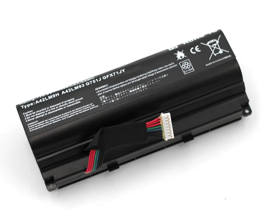 GOLOOLOO 8 ячеек A42LM93 A42LM9H A42N1403 Батарея для Asus G751 G751J G751JM G751JT G751JY GFX71 GFX71JM GFX71JT