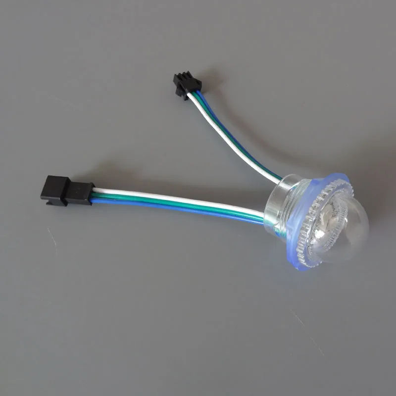 Новый пиксельный модуль WS2811 26 мм IP67 водонепроницаемый прозрачный корпус 12 В