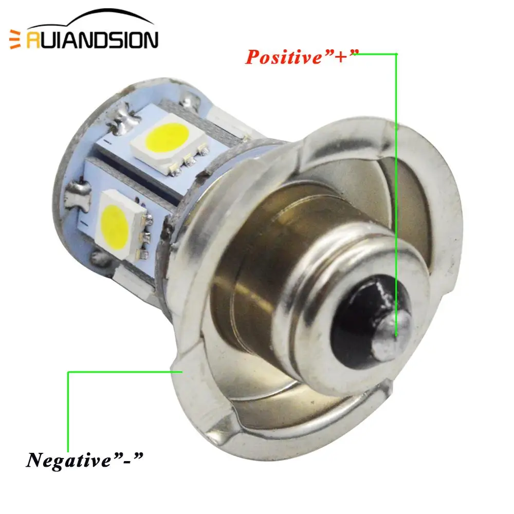 2x P26S led moto rcycle фара 5050 led moto 9 smd светодиодные лампы для мотоцикла свет 3 Вт 10-80 в 6000 K самокат фара 12 в 24 в 30 в 80 в
