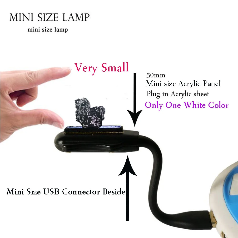 Новинка 2019 милый Единорог Лошадь 3D LED 7 цветов USB зарядка Лава спальня теплый стол