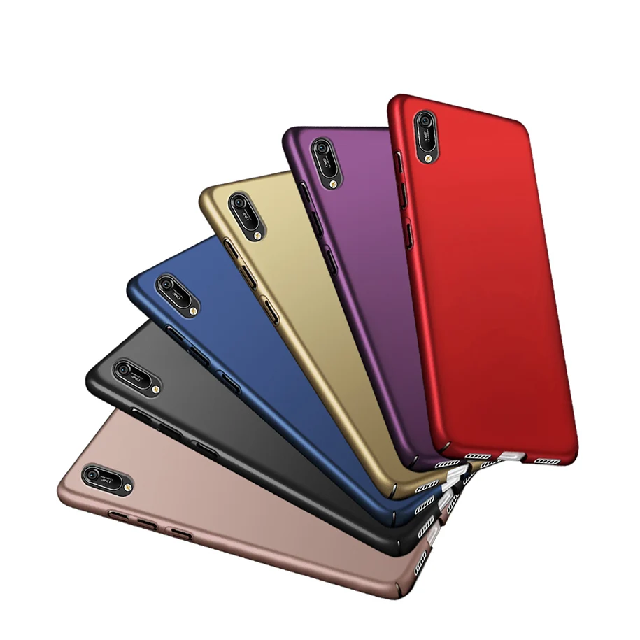 360 Full Cover For Huawei Y6 2019 Case Pro Matte Hard PC Phone 2018 Y6Prime Y62019 Bumper | Мобильные телефоны и