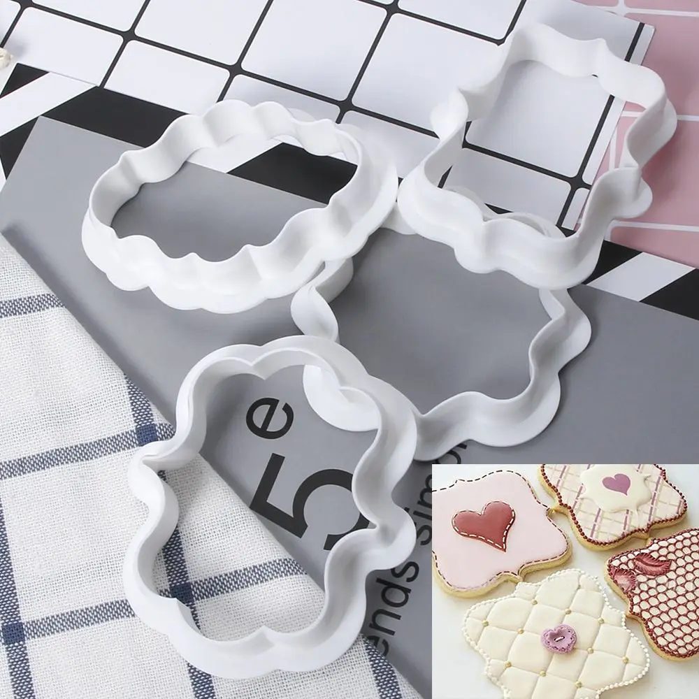 4 шт./компл. 3D из нержавеющей стали печенье головоломки форма формочки для печенья нарезчик тостов DIY печенье жаропрочная посуда для десерта форма для глазури на торт