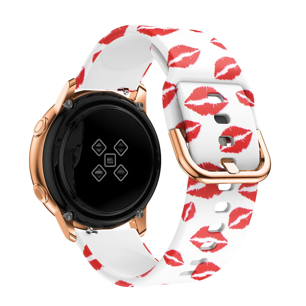 Ремешок силиконовый для Samsung Galaxy Watch Active сменный спортивный браслет galaxy watch 42 мм 20