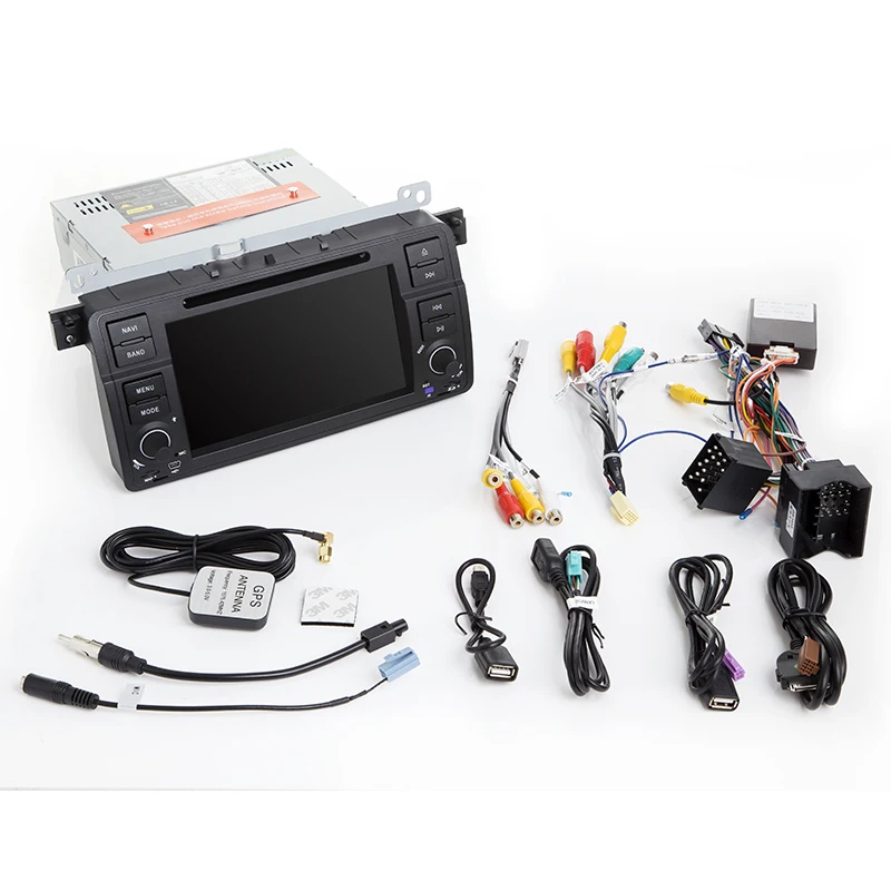 Автомобильный DVD проигрыватель стерео система на Android 10 4 Гб ОЗУ 64 ПЗУ PX5 DSP для BMW E46