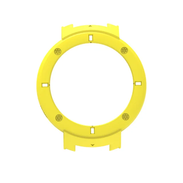 Yellow case SIKAI Смарт-часы ремешок для Amazfit Verge силиконовый ремешок сменный Браслет и чехол Защитный ПК Бампер для Xiaomi Huami 3 - Цвет: Yellow case