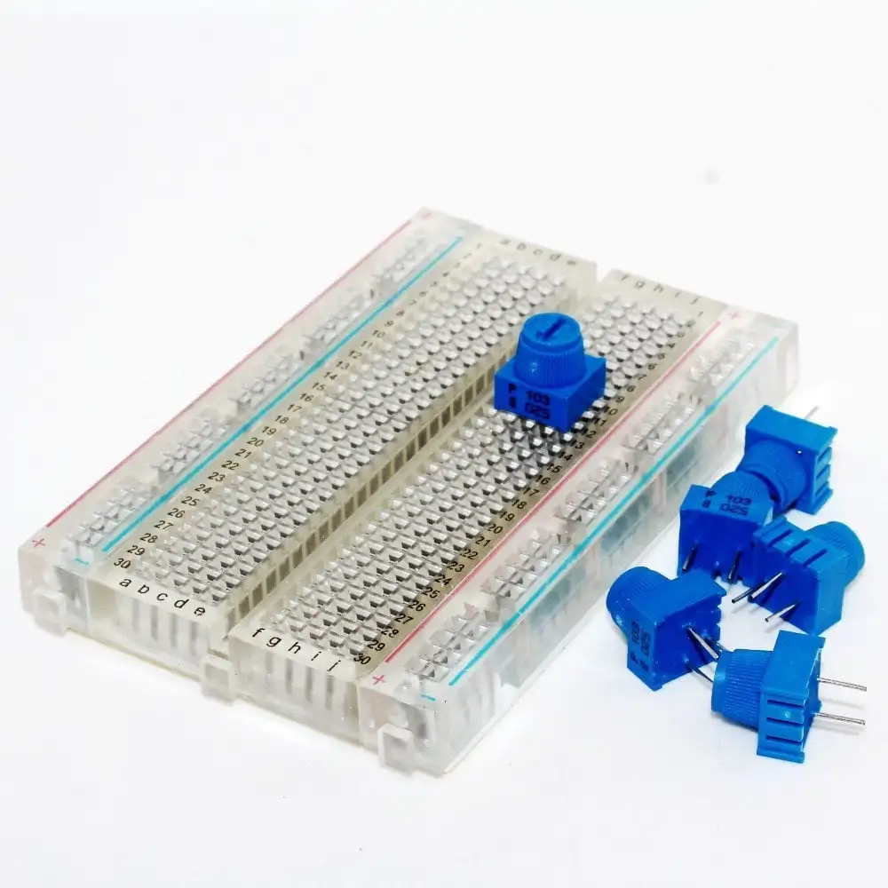 10 шт. макетная плата Trimpot 10K с ручкой обрезки Potentionmeter 1K 10K 50K 100K для Arduino