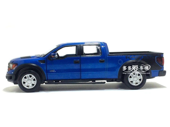 Литой под давлением металлический 1:34 F150 RAPTOR Модель автомобиля игрушки звуковой светильник Вытяните назад детские игрушки