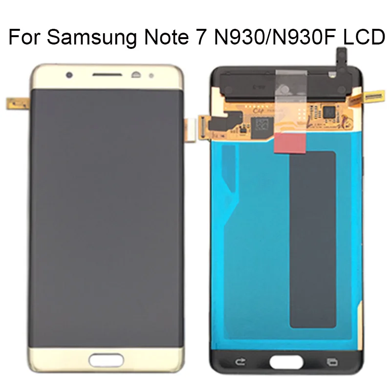 Для samsung Note Fan Edition FE 7 N930F N935F ЖК дисплей с сенсорным экраном дигитайзер сборка для
