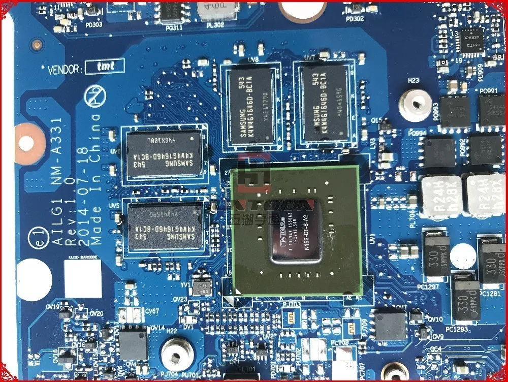 Высокое качество AIGL1 NM A331 для Lenovo Ideapad Z70 80 материнская плата FRU:5B20H14185 SR23W I7 5500U 840M 4GB