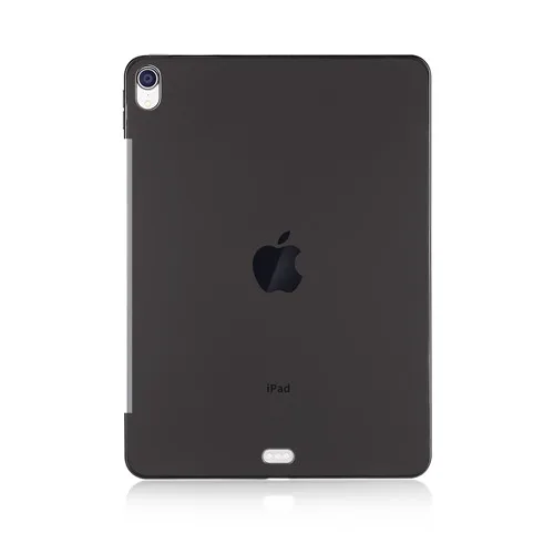 Прозрачный чехол для iPad Pro 12,9, AIYOPEEN мягкий силиконовый защитный чехол для iPad Pro 12,9 - Цвет: Черный