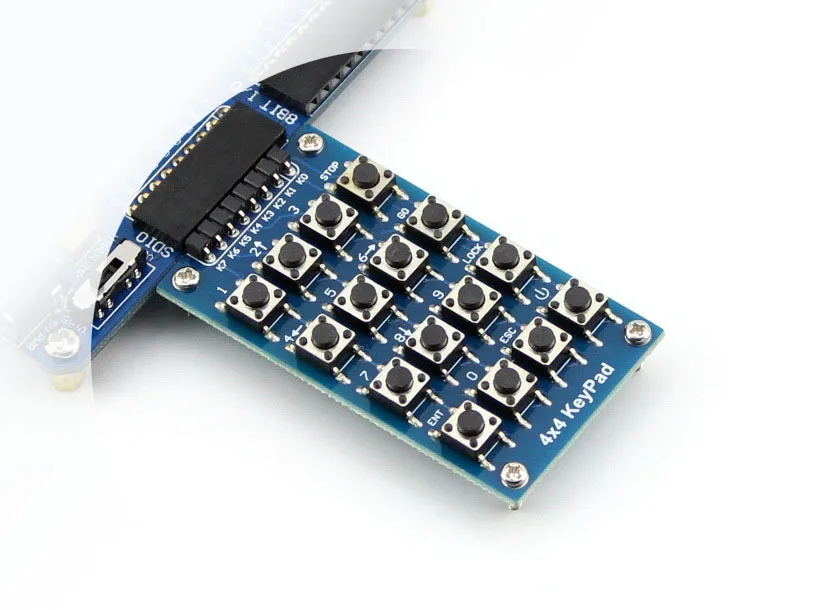 

4x4 Keypad Accessory Board 16 Push Buttons Arranged as 4x4 Matrix Keyboard Buttons Module Development Kit