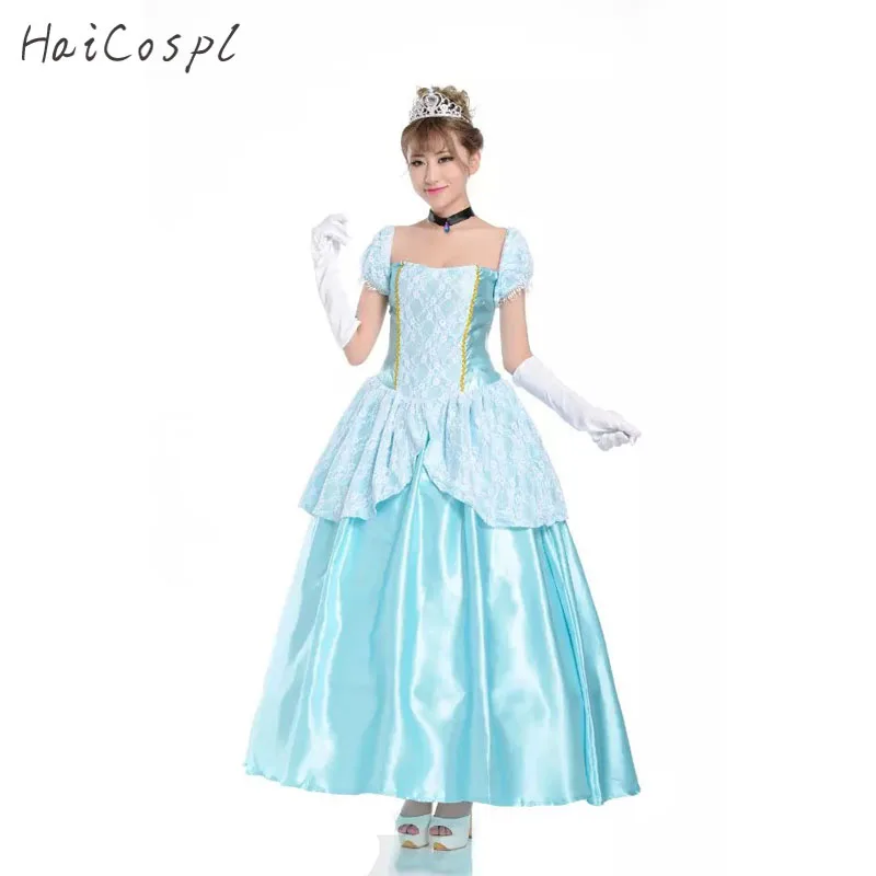 Платье Золушки женские костюмы для косплея девочек принцесса Маскировка