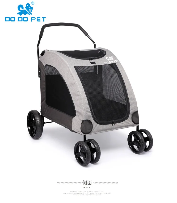 DODOPET большие коляски для собак, вращающаяся на 360 градусов коляска для питомцев, четыре сезона, четыре колеса для собак