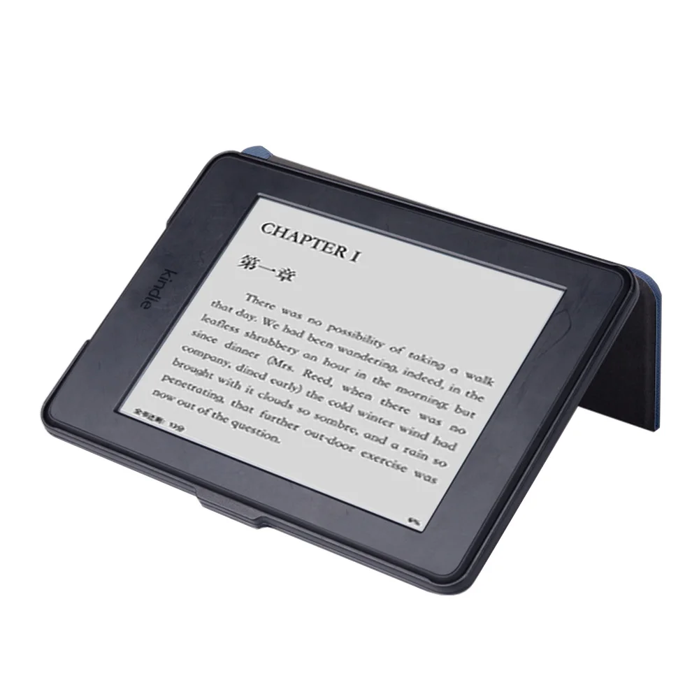 Серебристая ссылка Kindle Paperwhite 1/2/3 складной чехол из искусственной кожи для Amazon