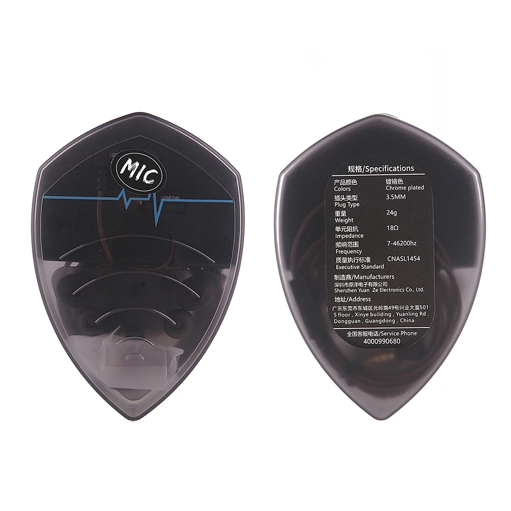 Оригинальные стереонаушники KZ ED9 HIFI наушники с супер басом в ухо музыкальные
